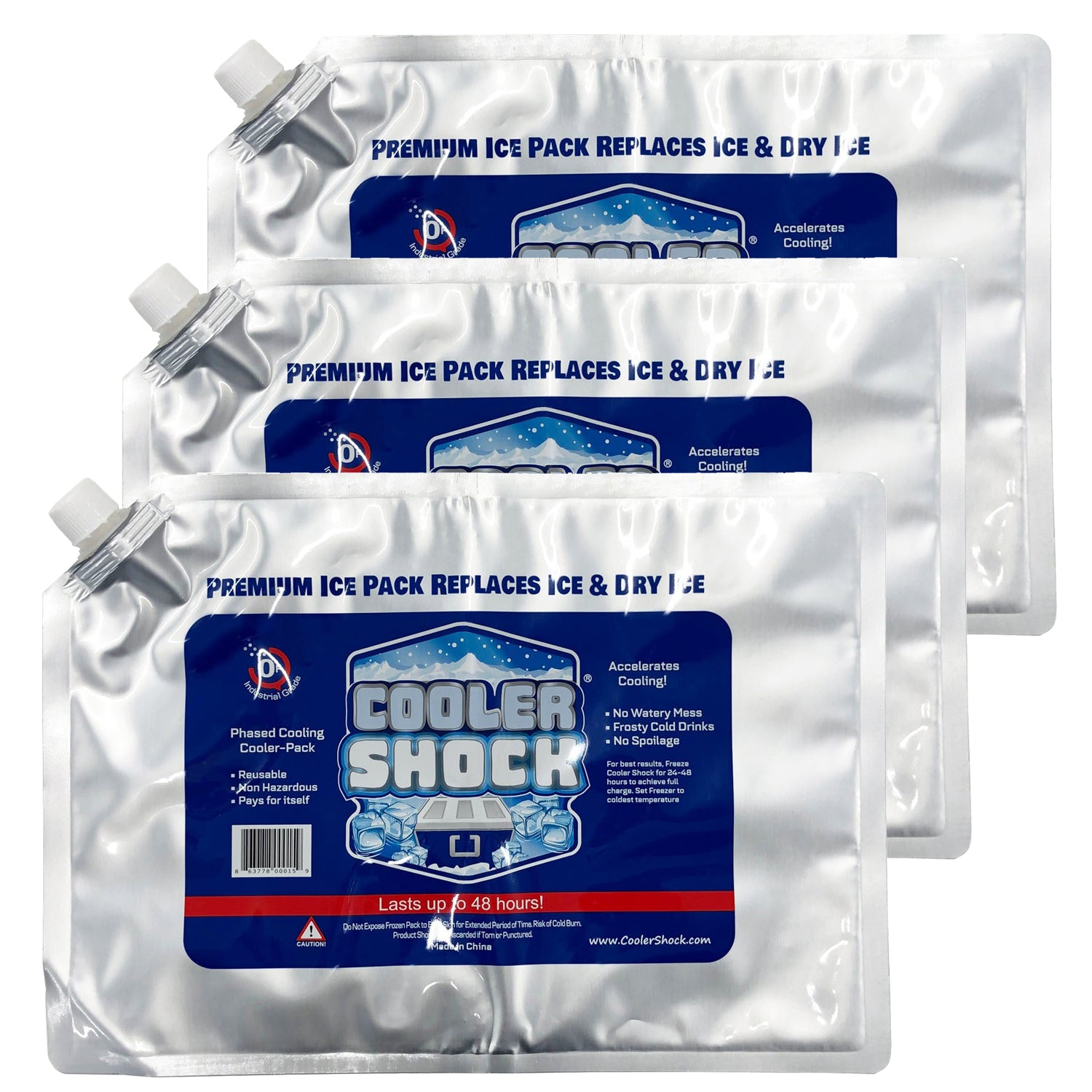 暖突　3個セット ORIGINAL Lセット（3個入り）｜COOLER SHOCK 長時間保冷剤 – Tsuda Shokai