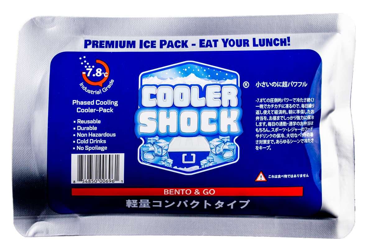 暑さ対策・冷却グッズ ko BENTO & GO｜COOLER SHOCK お弁当用保冷剤 – Tsuda Shokai