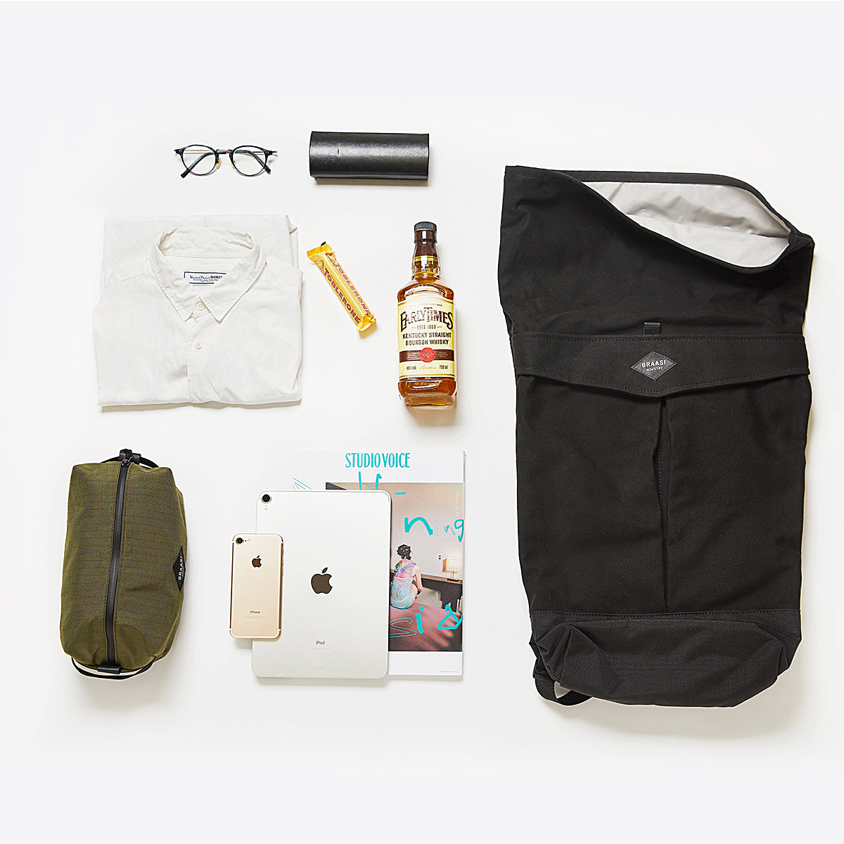 LEVO 31L｜BRAASI INDUSTRY Corduraロールトップバックパック – Tsuda